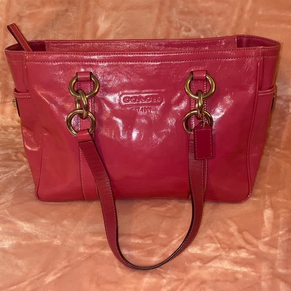 Coach Handbags - Coach Pink/ Fushia Tote Bag